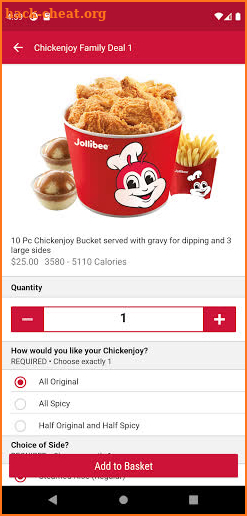 Jollibee screenshot