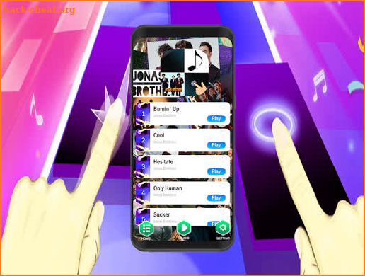 Jonas Brothers Piano Tiles screenshot