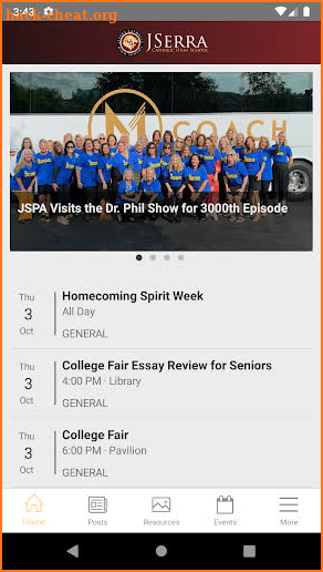 JSerra Catholic High School screenshot