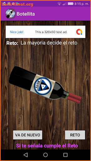 Juego de la Botella screenshot