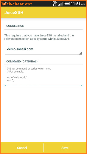 JuiceSSH Tasker Plugin screenshot