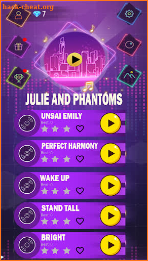 Julie and Phantoms Piano Tiles screenshot