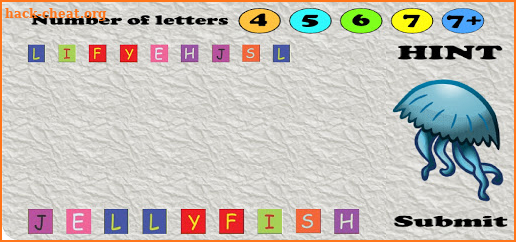 Jumble Scramble - Multilevel Jumbled Word Game screenshot