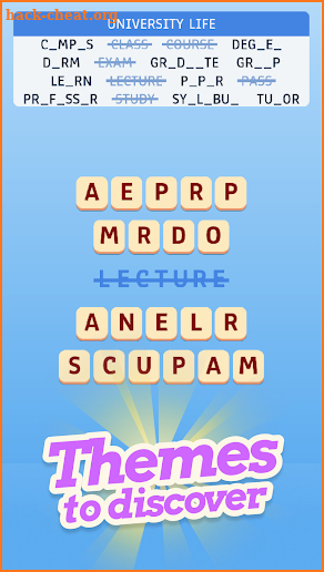 Jumble Words Search Puzzle screenshot