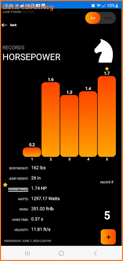 Jump Power Tracker screenshot