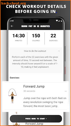 Jump Rope Training App screenshot