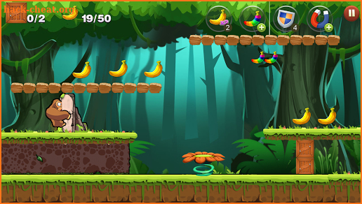 jungle 2 banana monkey running screenshot