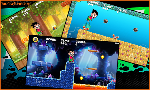 Jungle Titans Go : Endl Runner screenshot