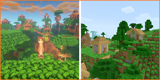 Jungle Village Maps for Minecraft screenshot