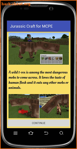 Jurassic Craft mod for MCPE screenshot