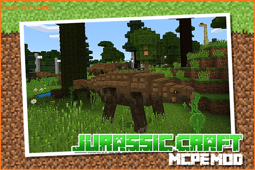 Jurassic Craft World MCPE Map screenshot