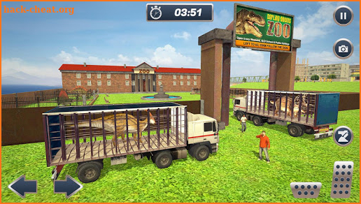 Jurassic Dinosaur Transport Offroad Truck screenshot