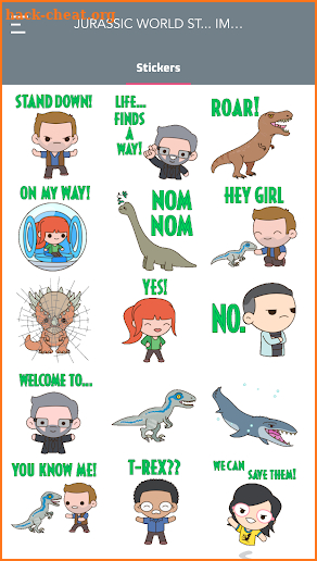 Jurassic World: Fallen Kingdom Stickers screenshot