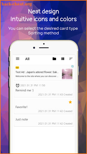 Just Note - notepad, memo screenshot