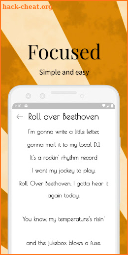 Just The Lyrics screenshot