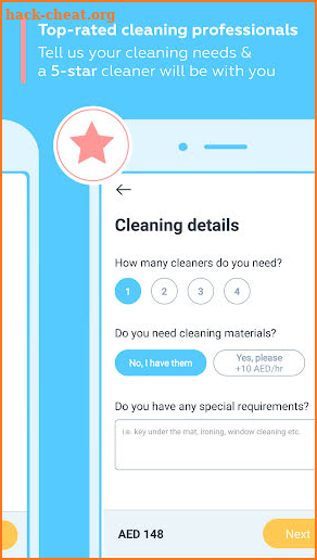 Justmop: Home Cleaning Services & Part-Time Maids screenshot