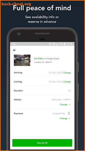 JustPark Parking screenshot