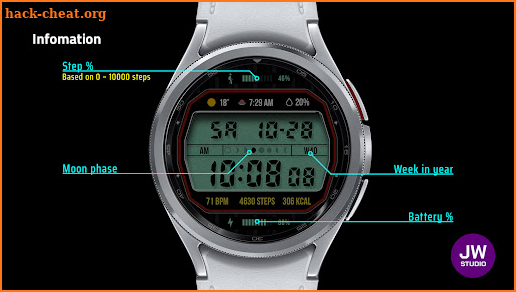 JW144 jwstudio watchface screenshot