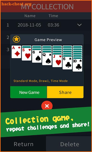 Jyou Solitaire screenshot