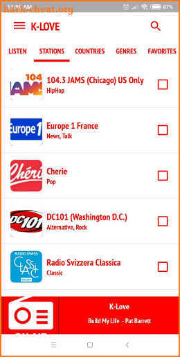 K Love Radio Station screenshot