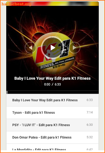 K1 FITNESS MIX PARA COMBATE screenshot