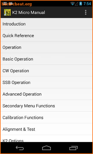 K2 Micro Manual screenshot