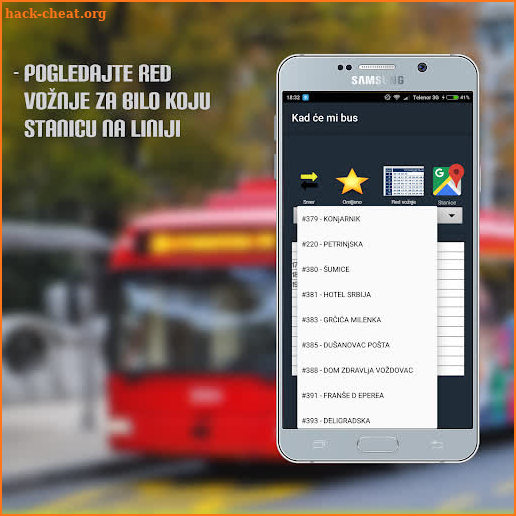 Kad ce mi bus - red voznje screenshot