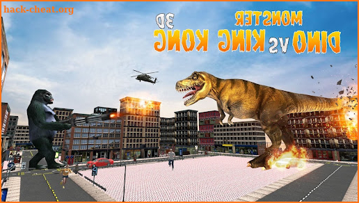 Kaiju Godzilla vs Kong City 3D screenshot