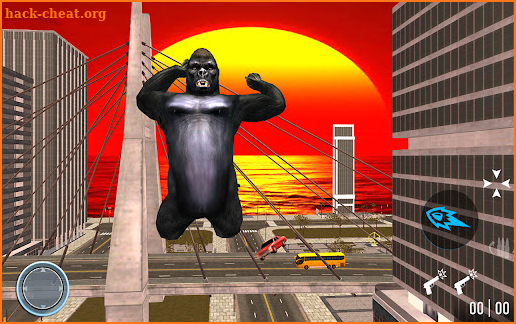 Kaiju Godzilla VS Kong Gorilla City Destruction 3D screenshot