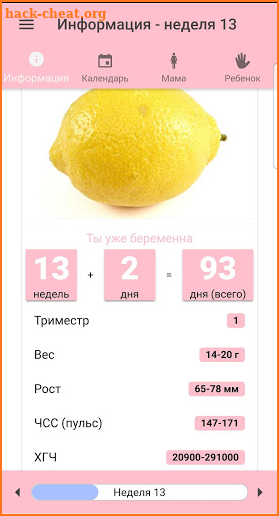Календарь беременности — Беременность по неделям screenshot