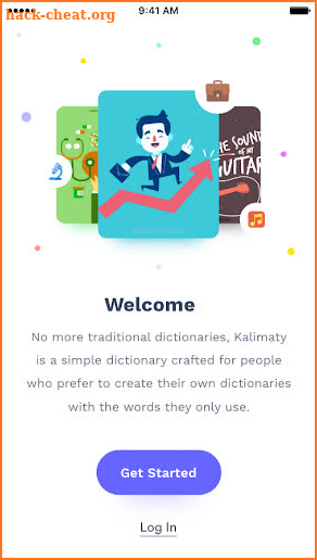 Kalimaty - Create Your Own Dictionary. screenshot