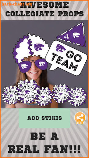 Kansas State Wildcats Selfie Stickers screenshot