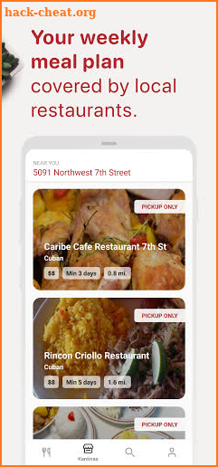 Kantina: Weekly Meal Plans screenshot