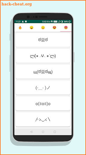 Kaomoji - Cute Text Faces, Japanese Emoticons :') screenshot