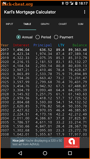 Karl's Mortgage Calculator screenshot