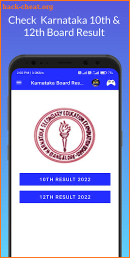 Karnataka Board Result 2022 screenshot