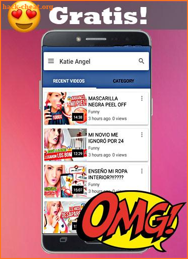 katie angel app oficial screenshot