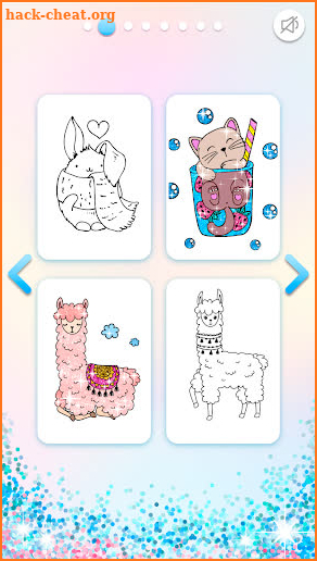 Kawaii Coloring Book Glitter screenshot