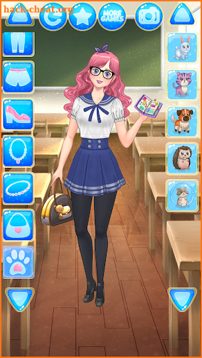 Kawaii High School Fashion - Anime Makeover screenshot