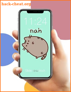 Kawaii Pusheen Cat Anime App Lock screenshot