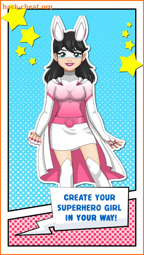 Kawaii Superhero Avatar Maker screenshot