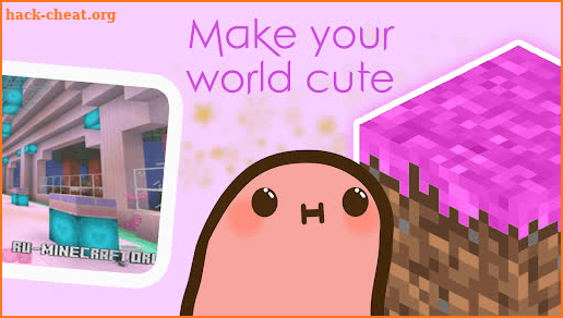 Kawaii World Pink Blocks screenshot