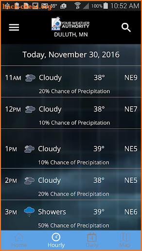 KBJR 6 Weather screenshot