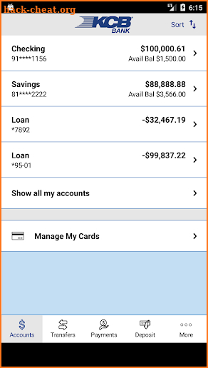 KCB Bank Mobile screenshot