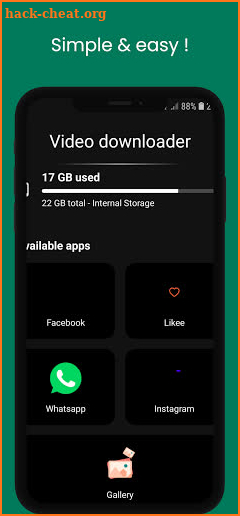 Keepvid app - social media downloader screenshot