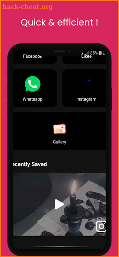 Keepvid app - social media downloader screenshot