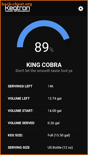 Kegtron - Smart Keg Monitor screenshot