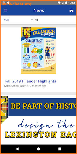 Kelso School District, WA screenshot