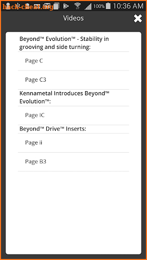 Kennametal Catalogs screenshot