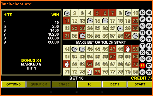 Keno Eggs Las Vegas Casino screenshot